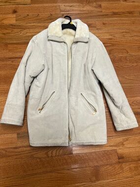 Middlebrook vintage suede and faux fur fully reversible women’s coat